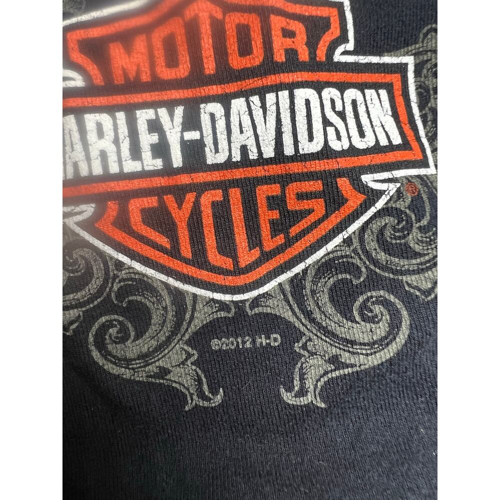 Harley-Davidson Y2K long sleeve graphic motorcycle biker t-shirt women's sz XL - Picture 6 of 8
